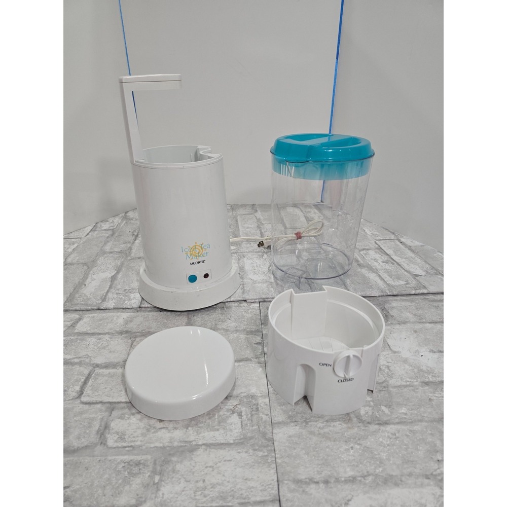 Mr. Coffee Iced Tea Maker 3 Quart Model TM3.5 Pitcher Blue 5pcs